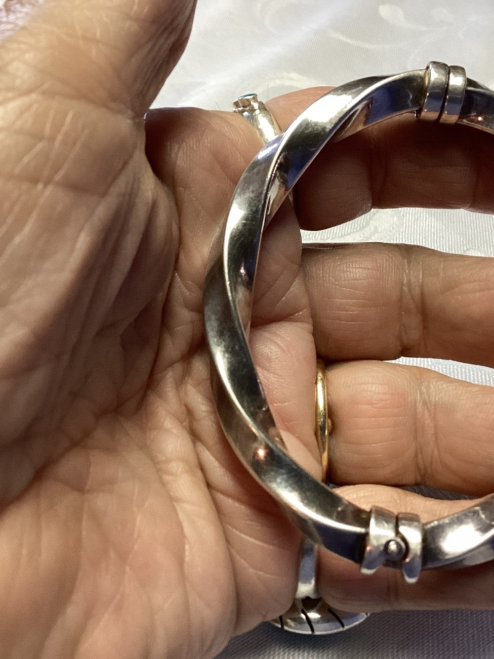 Milor Italy Sterling Silver CLAMPER. Bracelet - Women Jewelry stunning - Picture 10 of 11